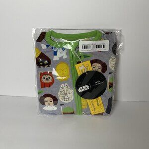 Little Sleepies Legends of the Galaxy Zippy 12-18 Months Star Wars Bamboo Pajama